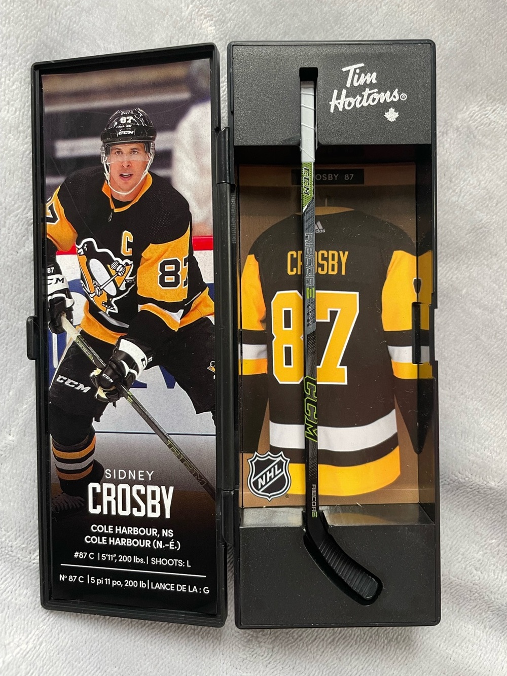 Tim Hortons NHL Superstars Collectable Sticks 2020 - Sidney Crosby
